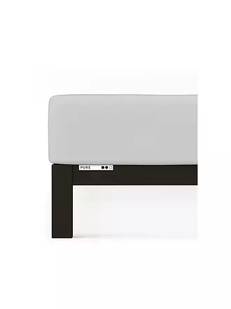 SCHLAFGUT | Jersey Spannleintuch PURE 90x200cm Grey Light S | 